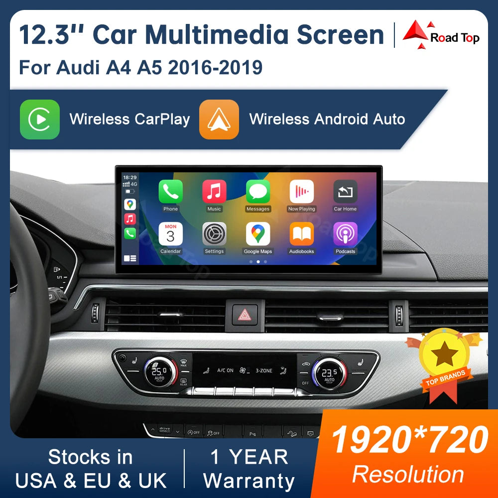 Road Top Audi A4 A5 S4 S5 Multimedia Touch Screen