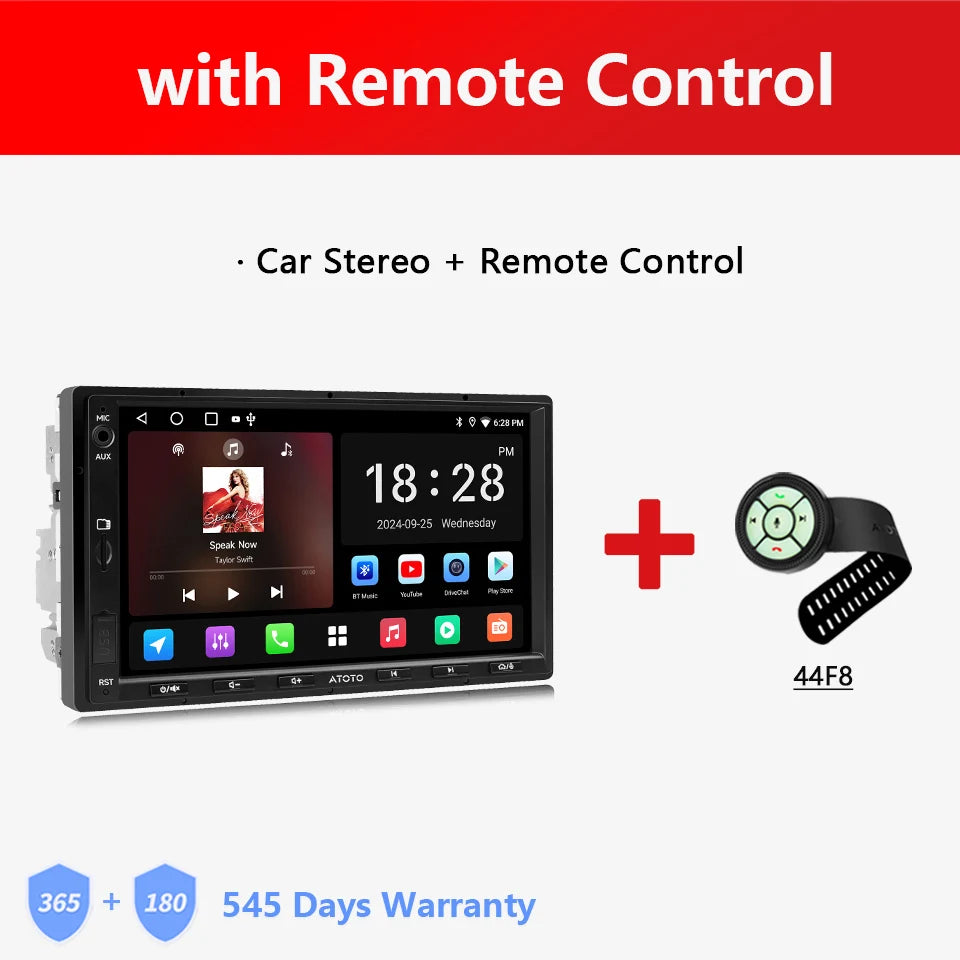 ATOTO Android Double 2 Din Car Stereo 7 inch Automotive Multimedia Player Radio Android Auto Carplay Screen Navigation 2Din A5L