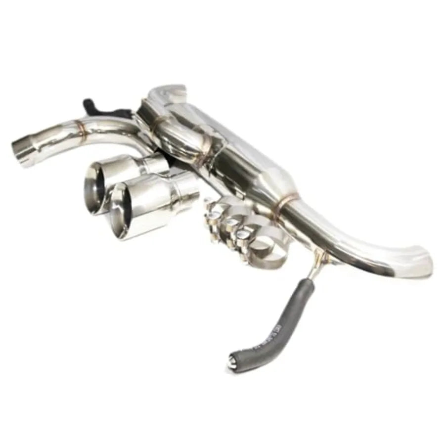 For 0717 Jeep Wrangler JK 2 4DR 2.5 SS Dual Axle Back Exhaust System with Muffler Replacement Parts Enhanced Performance and De