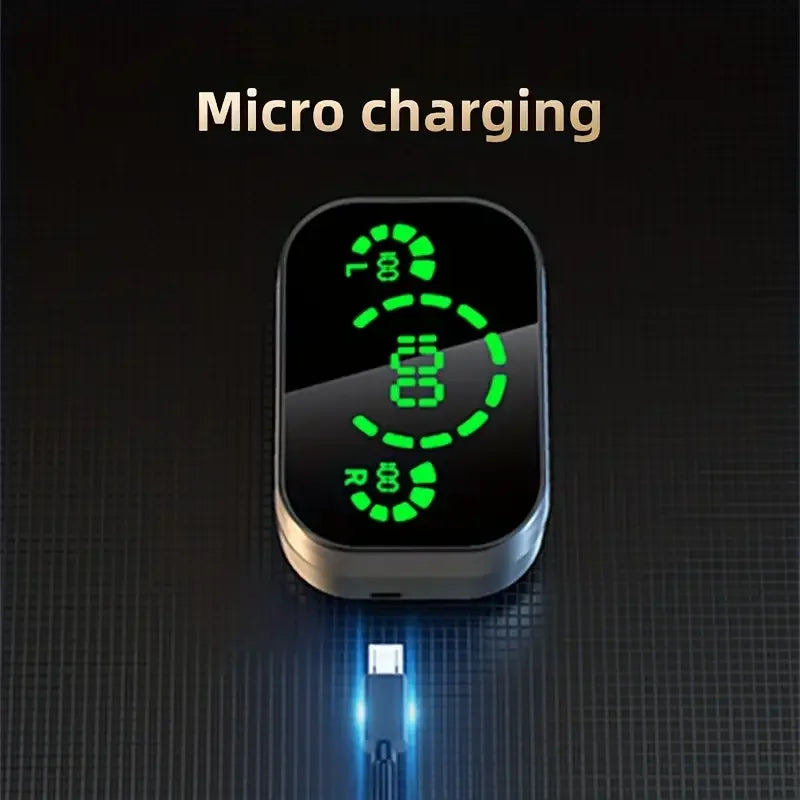 GREATWALL Wireless Headphones TWS Earphones Touch Control Noise Reduction Stereo Headsets Earbuds With Microphone