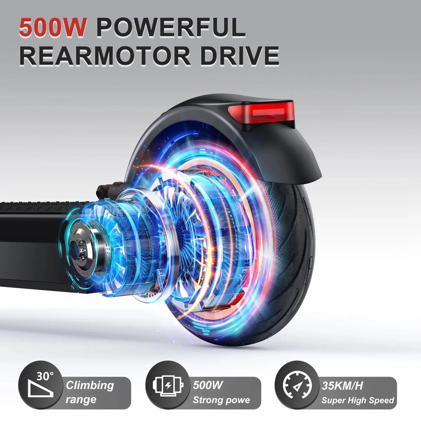 AOVOPRO New ESMAX Electric Scooter 500W 22MPH Adult APP Smart Scooter 28 miles Range Shock-absorbing Anti-skid Folding E-Scooter