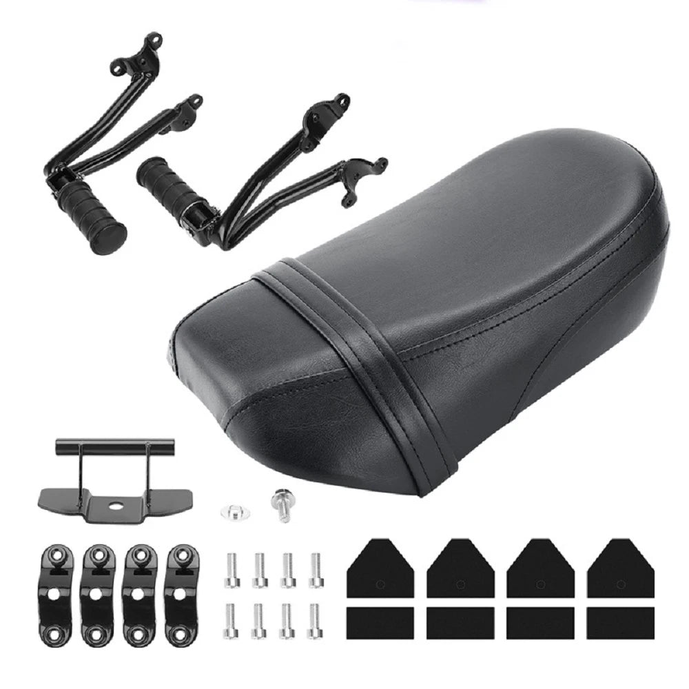 Motorcycle Rear Passenger Seat Pad Custom Foot Pegs Pedal Mount for Kawasaki Vulcan S 650 VN650 2015-2025