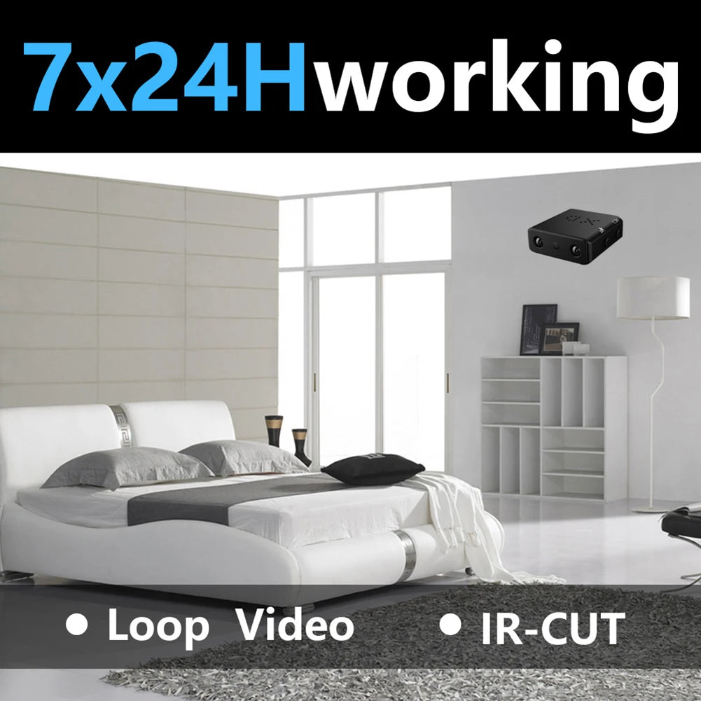 Wireless Camera 1920x1080P Home Security Camcorder Infrared Night Vision Motion Detection Support TF Card Up To 32G Micro Cam