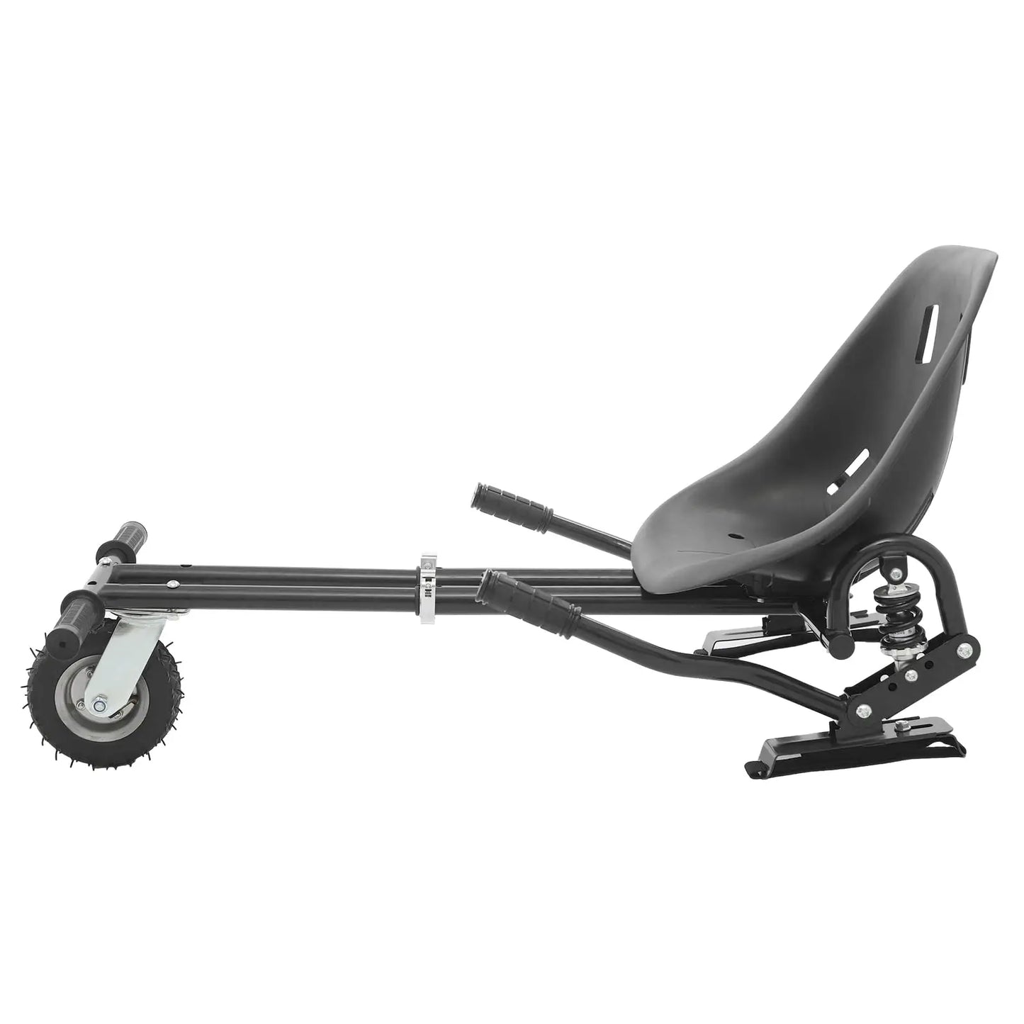 Woqlibe Hoverboard Go Kart Seat Attachment with Dual Shock Absorber, Bearing 220