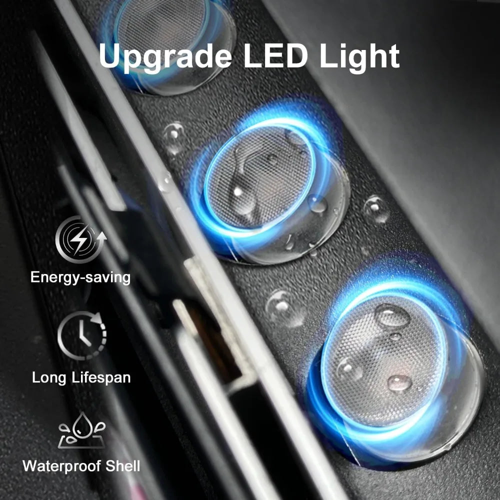 Electric Fireplace 3D Water Vapor Fireplace, Humidifier Realistic Flame Atomized Recessed Steam Fireplace Automatic Water Inlet/