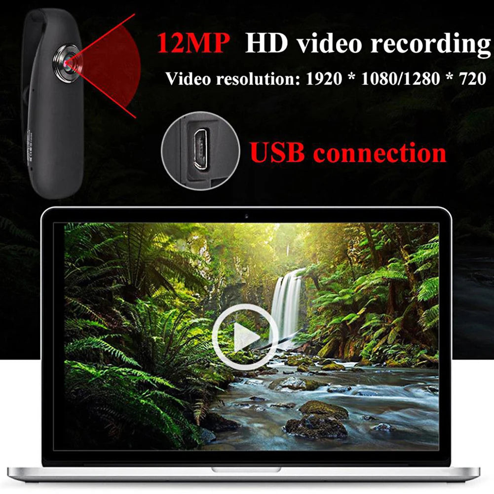 Mini Camera Motion Activate Portable Pocket Body Cams Loop Recording Mini Camcorder High Speed Portable Law Enforcement Recorder