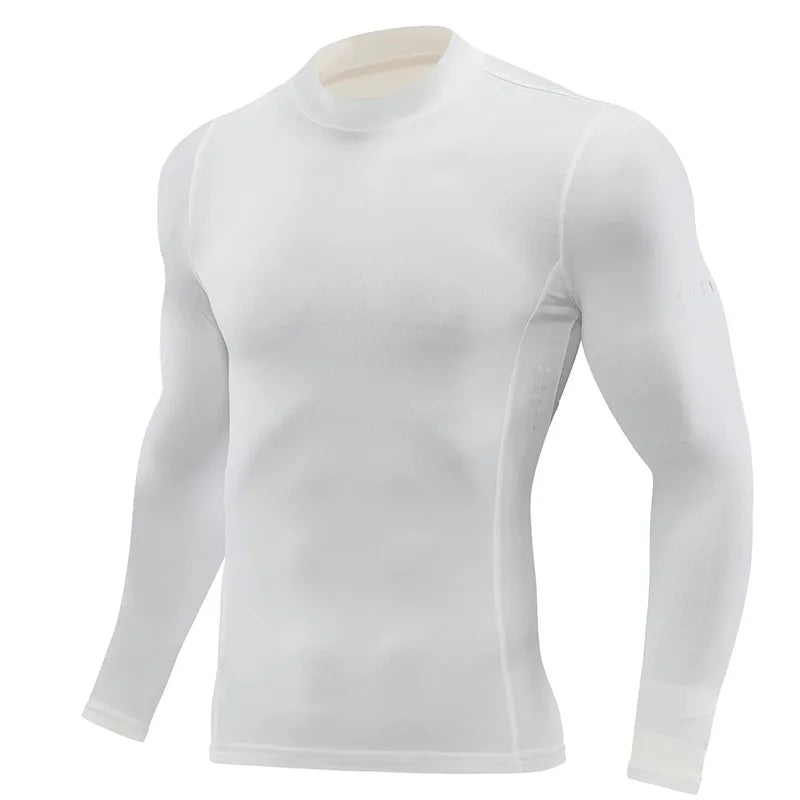 Men Children Long Sleeve Running Slim Tops Tees Sportswear Gym Fitness Compression T-shirt Outdoor Football Jersey Jogging Tight