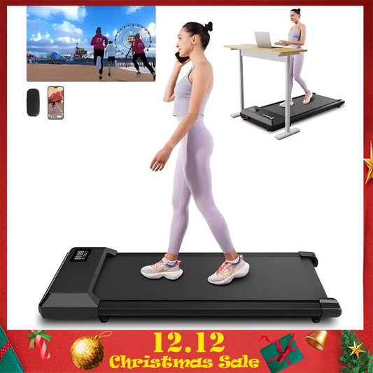 Superun  2-in-1 Home/Office 2.5 HP Walking Treadmill,mini Treadmills for Small Spaces with APP & Remote Control