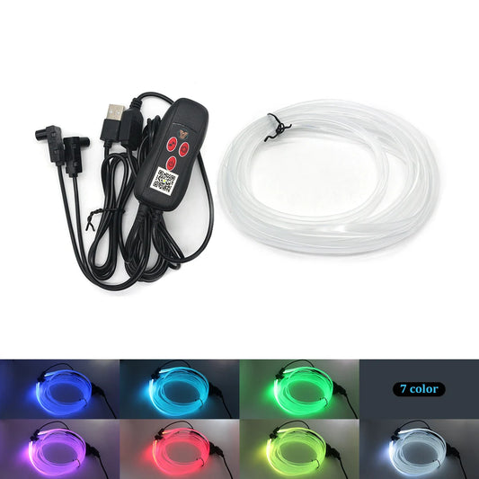 MODERN CAR USB Powered Fiber Ambient Interior LED Light
