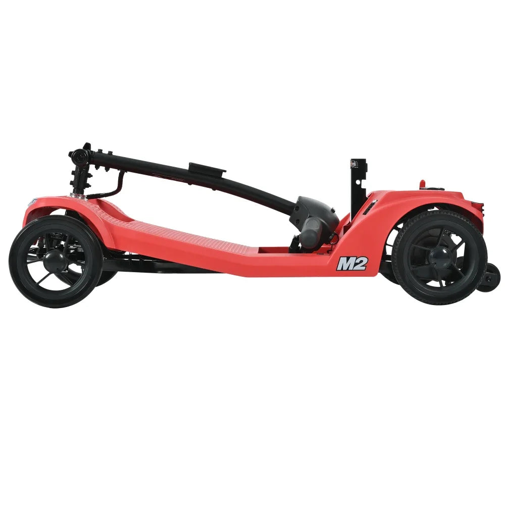 4 wheel mobility scooter 22.5AH Lithium Battery 20mile range 330bs LED light extension legroom Electric-magnetic brake system