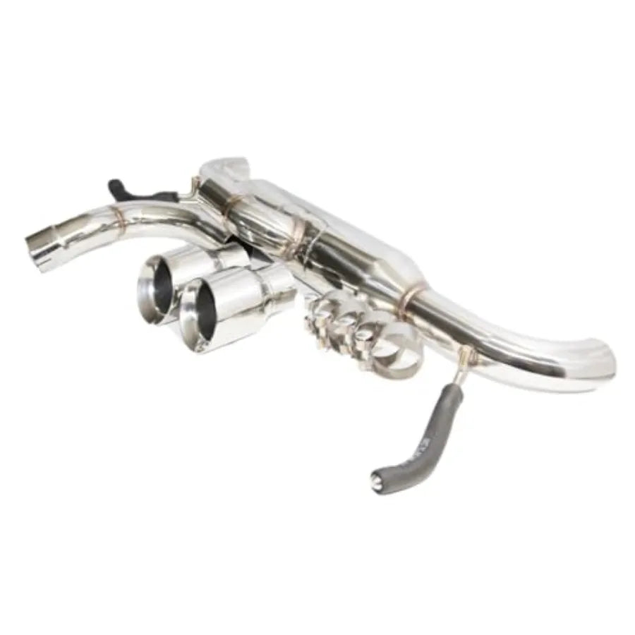 For 0717 Jeep Wrangler JK 2 4DR 2.5 SS Dual Axle Back Exhaust System with Muffler Replacement Parts Enhanced Performance and De