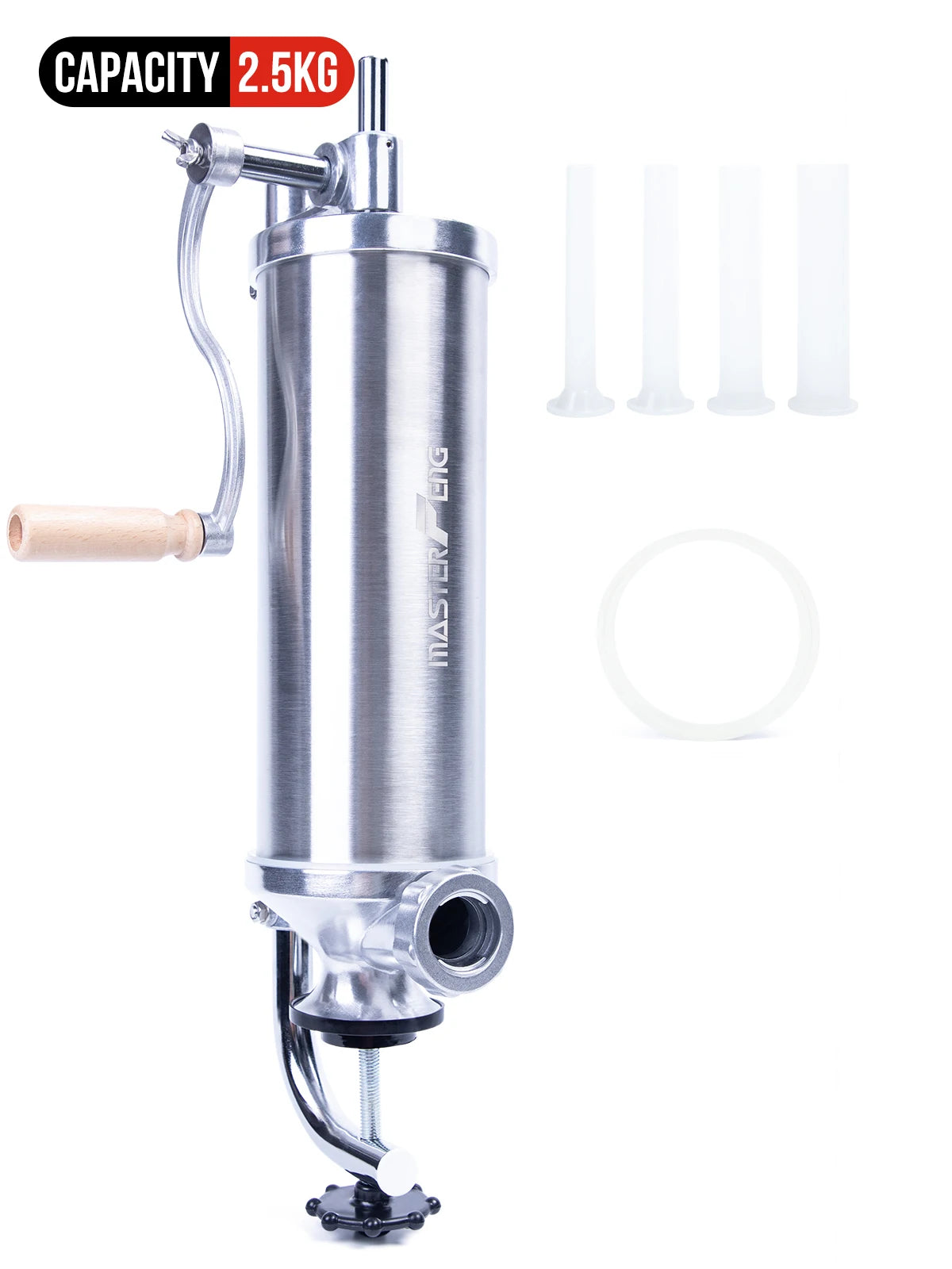MASTER FENG Vertical Sausage Stuffer Homemade Manual Sausage Maker Sausage Meat Filling Machine