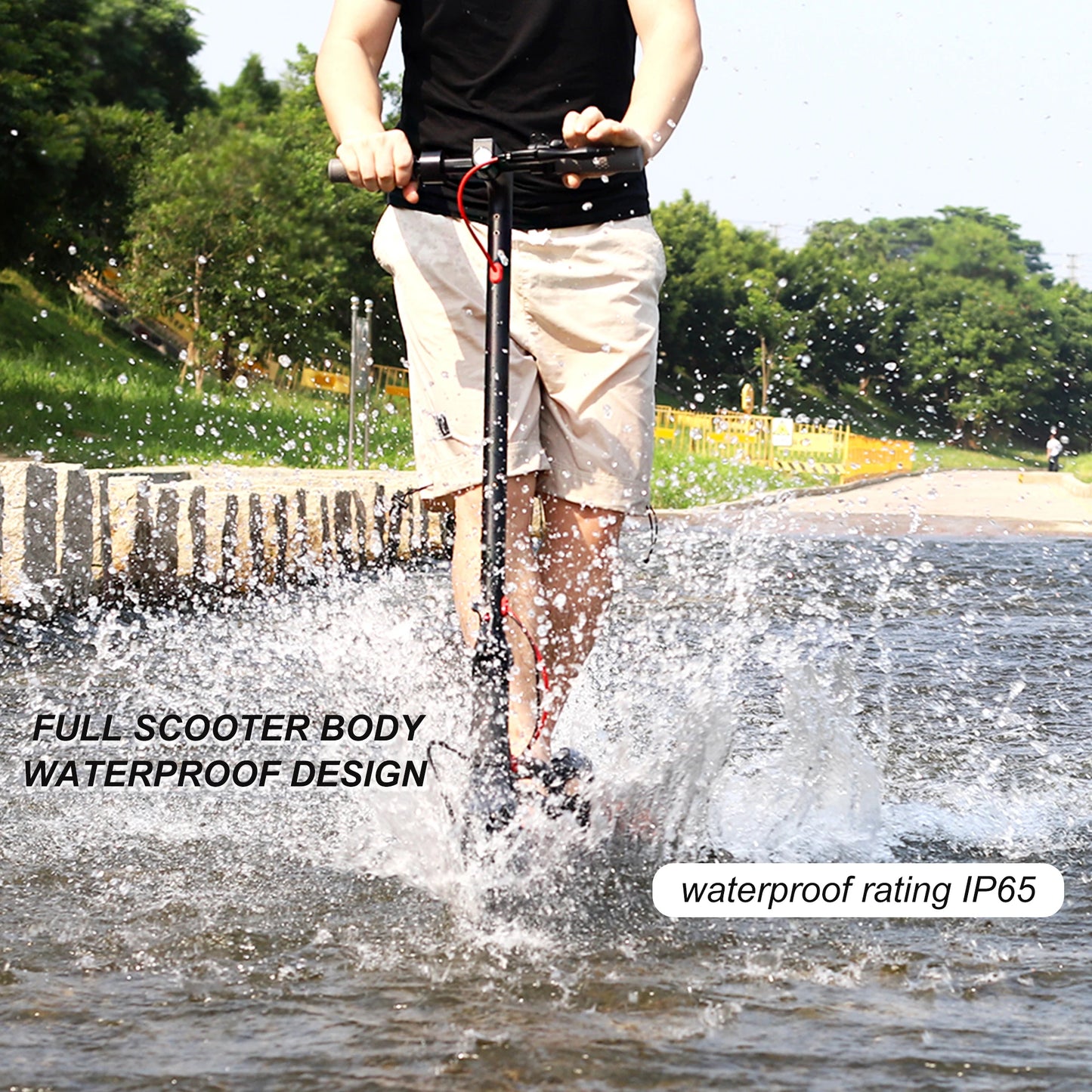 AOVOPRO ES80 350W Electric Scooter 10.5Ah 19mph Max Speed Smart APP Control 21miles Max Range Foldable E-Scooter for Adult