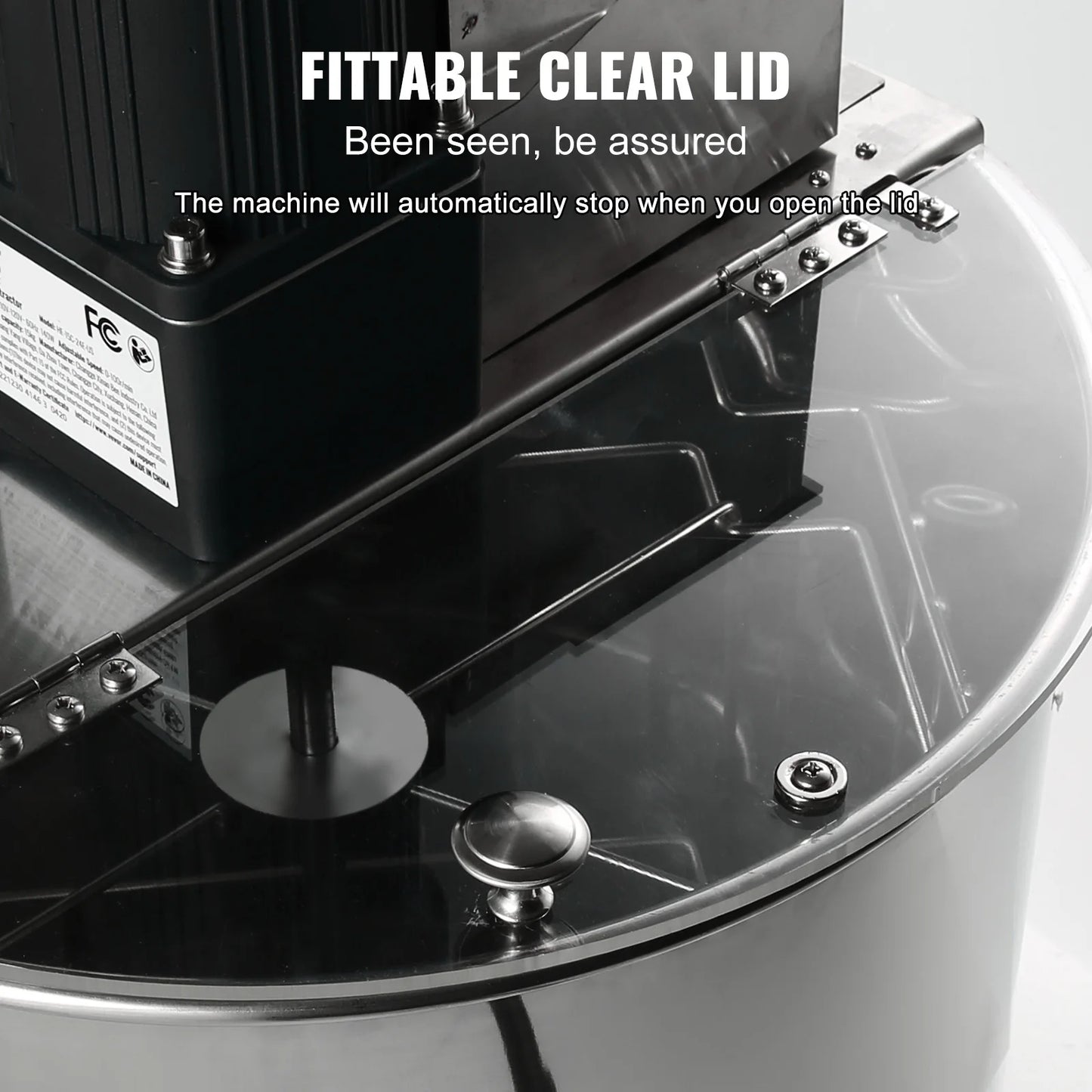 VEVOR Honey Extractor 2 3 4 Frame Manual Electric Stainless Steel Honeycomb Spinner Crank Honey Centrifuge Beekeeping Equipment