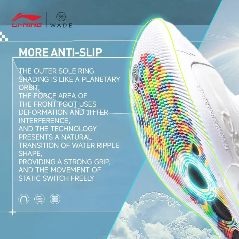 LI-NING Men's Basketball Shoes Way of Wade 10 Lining Professional Sports Shoes Carbon Plate Competition Sneakers ABAS083