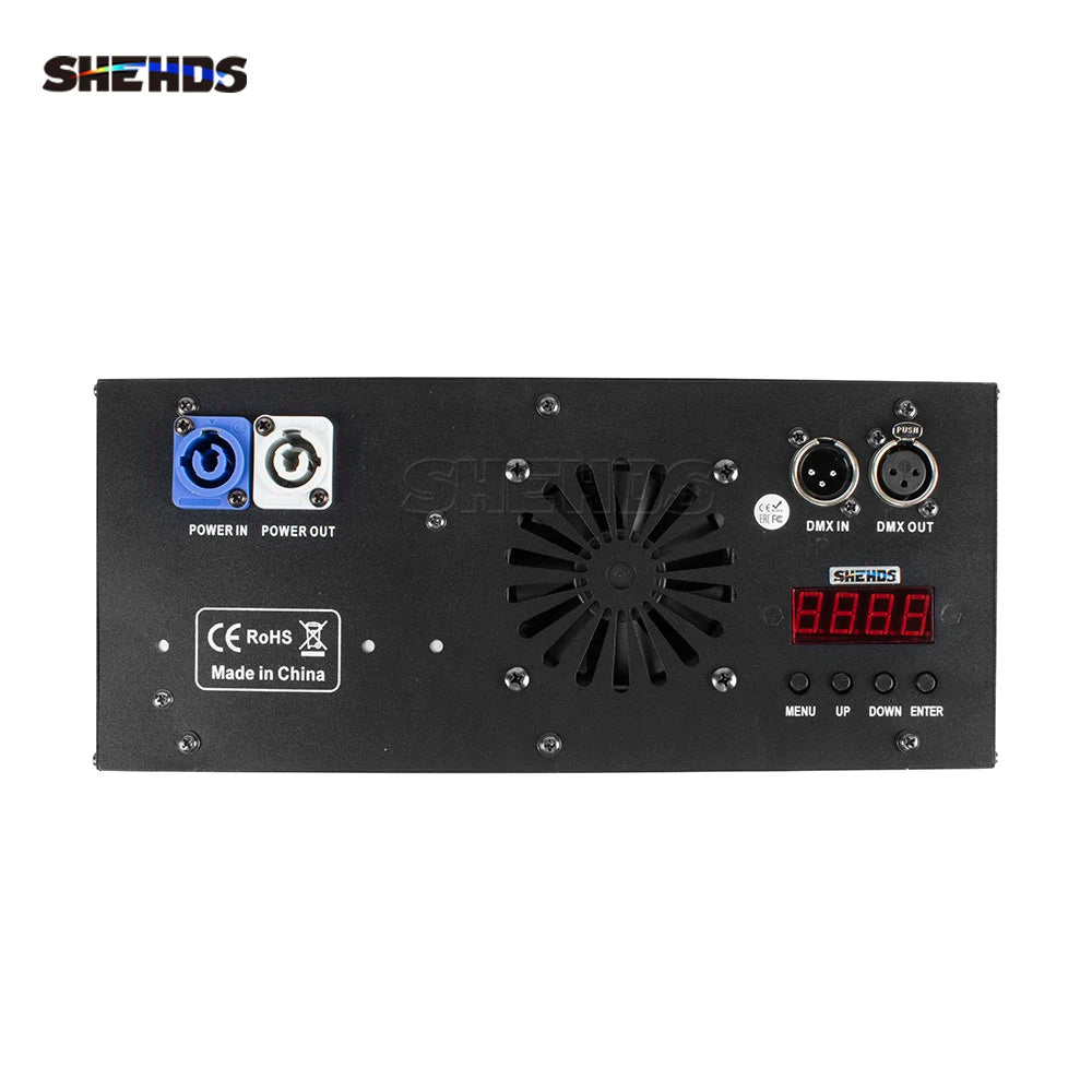 SHEHDS 1pcs LED 2IN1 COB 200W Cool Warm White Lighting 2 Eyes DMX512 for Stage Light Disco Party Christmas Audience Lights