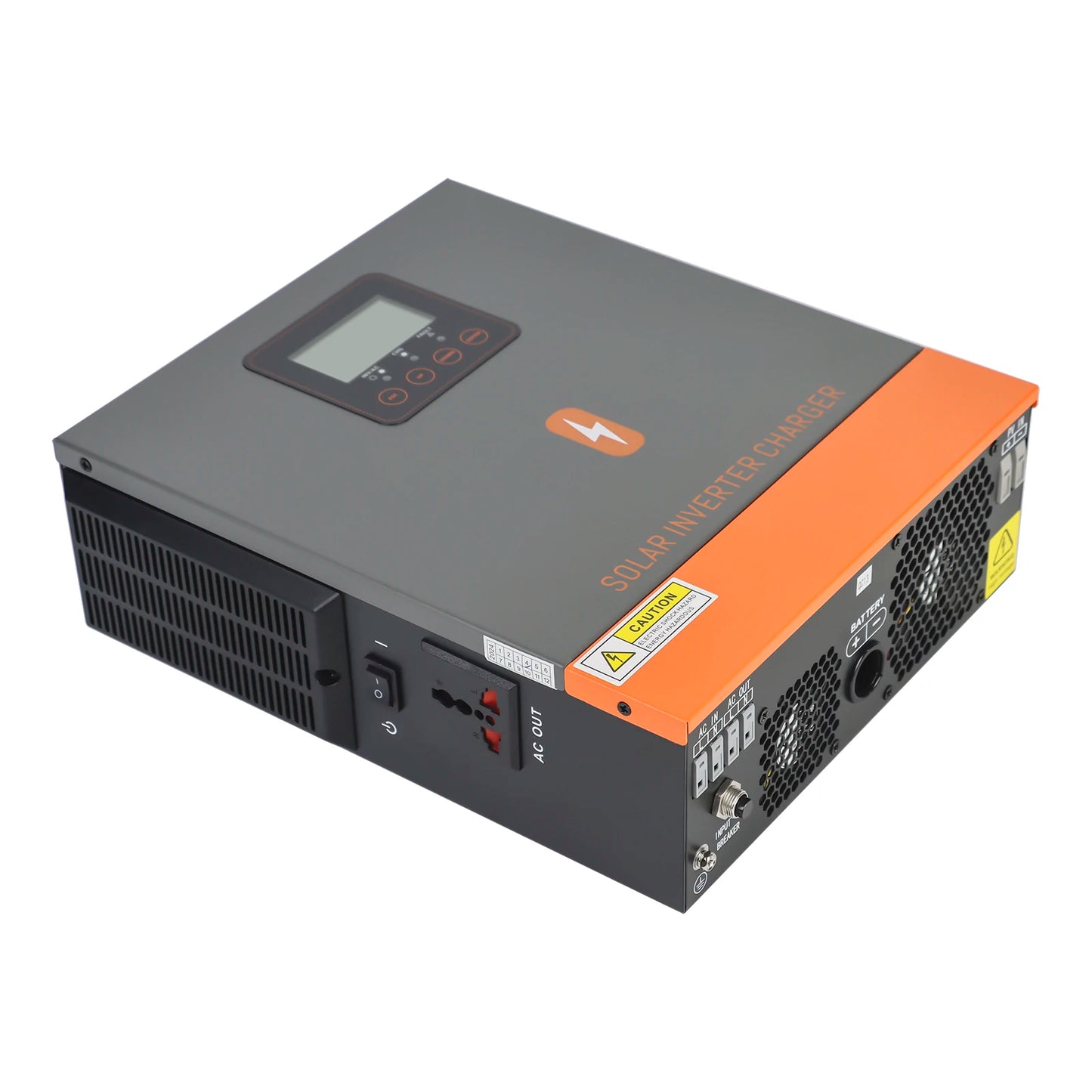 PowMr Off-Grid Hybrid Inverter 1KW 1.5KW with 80A MPPT Solar Charge DC 12V 24V to 230V AC  Max PV 150Vdc Pure Sine Wave Inverter