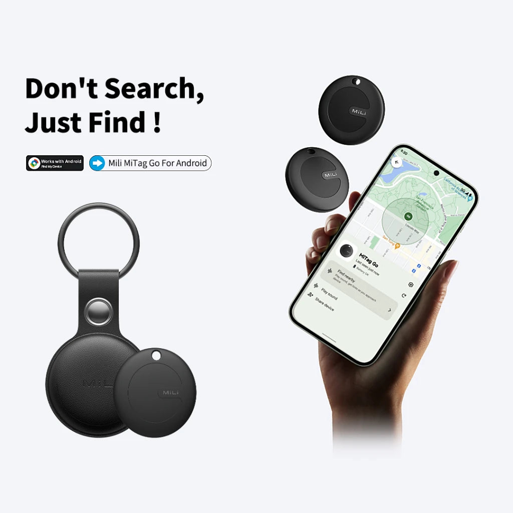MiLi Google Find My Gps Tracker Android Bluetooth Smart Activity Trackers Wearable Devices Android Airtag Waterproof Smart