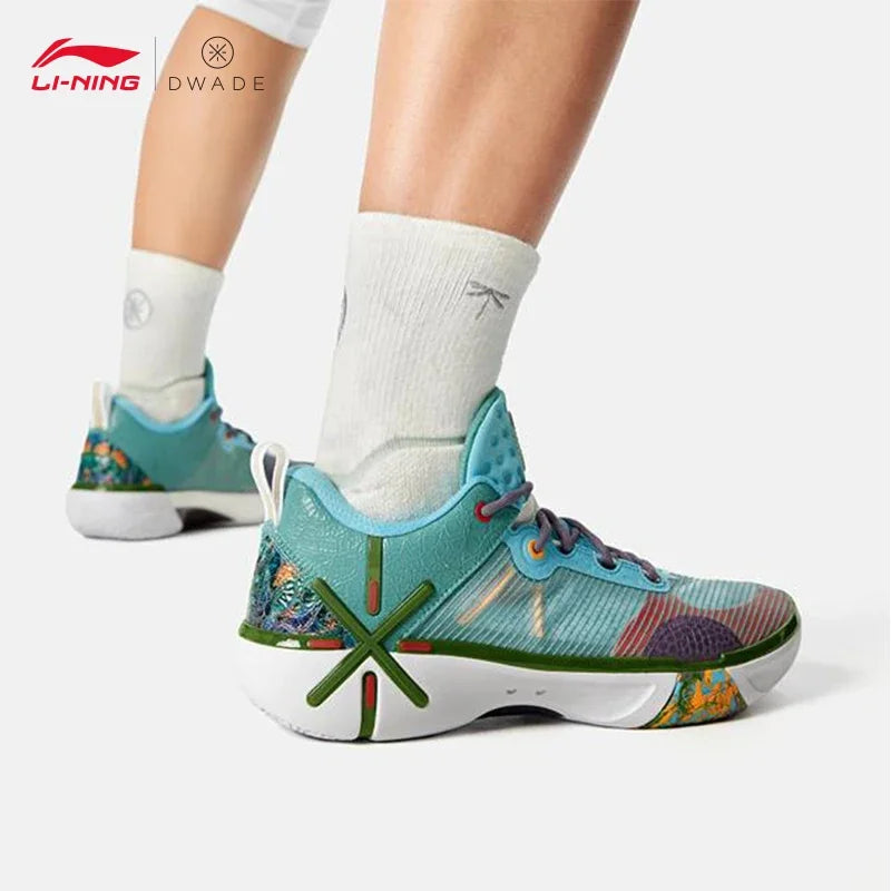 LI-NING Wade Shadow 6 V2 Men's Basketball Shoes Featherlight Max Rebound Professional Sport Court Sneakers ABPV021