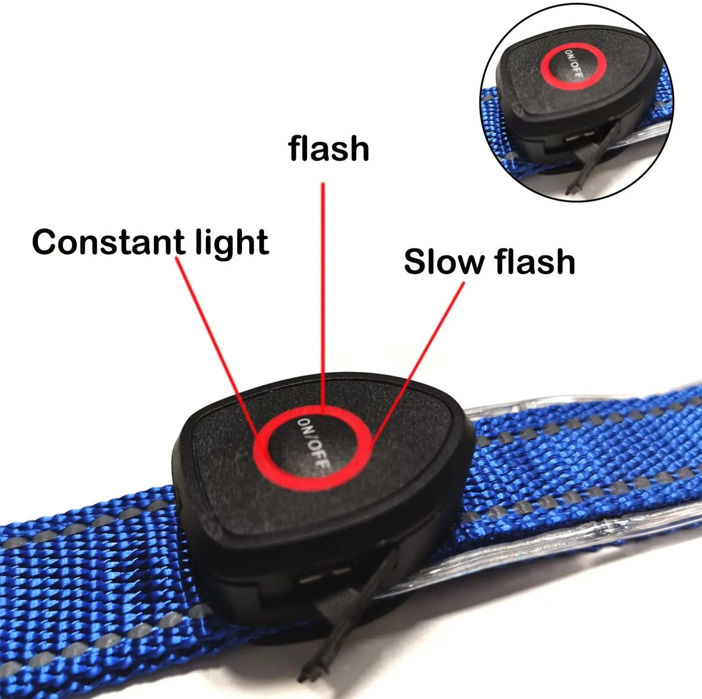 USB Rechargable Horse Breastplate Harness Nylon Night Three Charging Wires Riding Equipment Outdoor Visible At Night