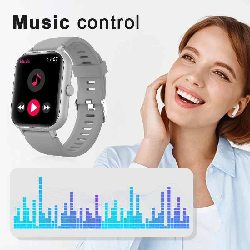 Smart watch, wireless calling /dial, multi -Sport mode,Suitable for men and women, sports watches, for iPhone/Android
