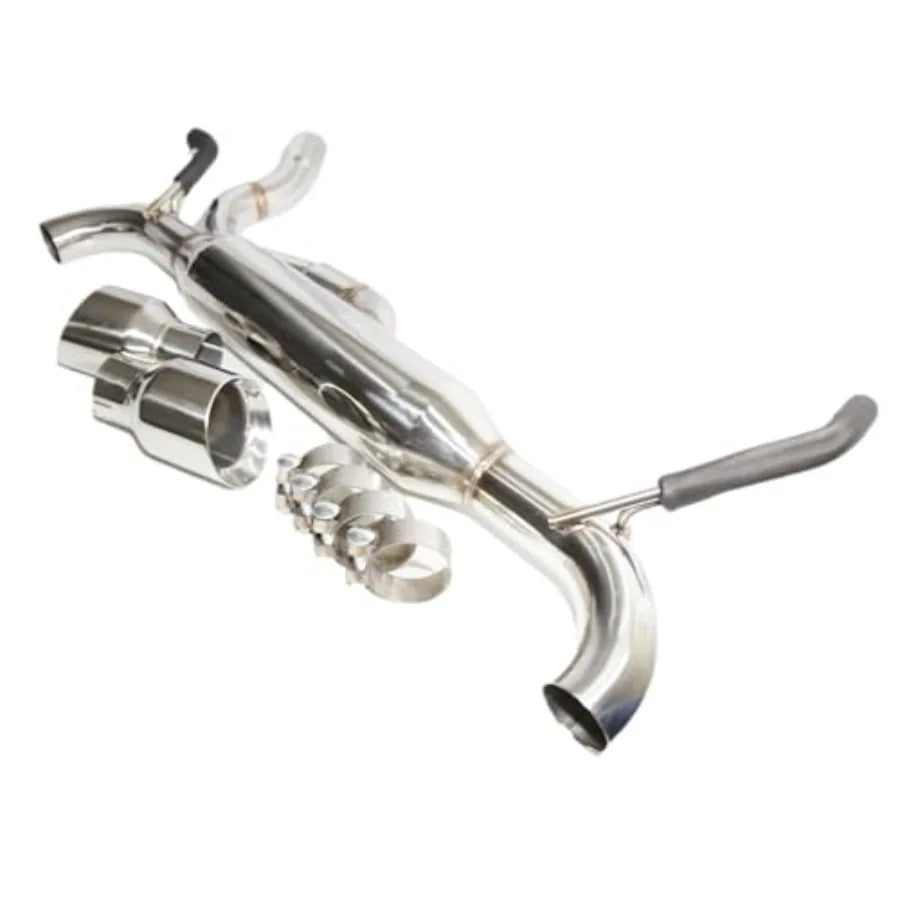 For 0717 Jeep Wrangler JK 2 4DR 2.5 SS Dual Axle Back Exhaust System with Muffler Replacement Parts Enhanced Performance and De