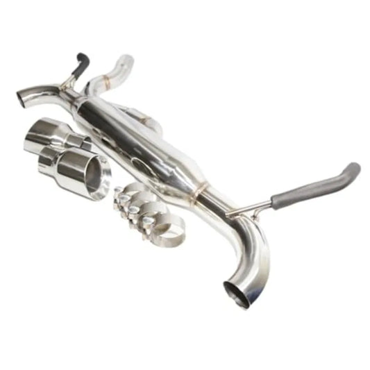 For 0717 Jeep Wrangler JK 2 4DR 2.5 SS Dual Axle Back Exhaust System with Muffler Replacement Parts Enhanced Performance and De