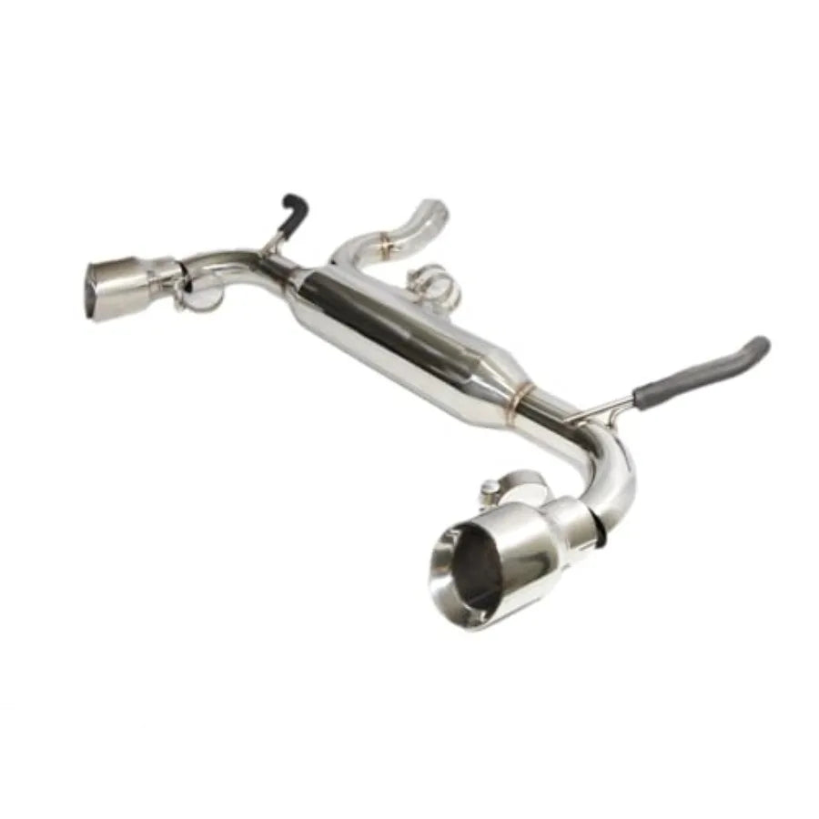 For 0717 Jeep Wrangler JK 2 4DR 2.5 SS Dual Axle Back Exhaust System with Muffler Replacement Parts Enhanced Performance and De