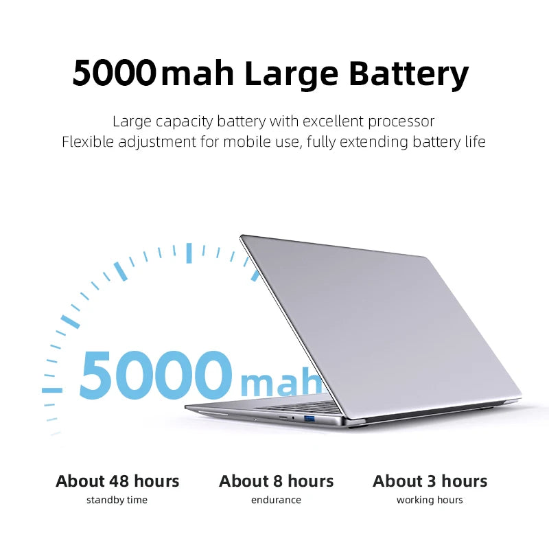 Erilles Windows 11 Pro Laptop With Atom A3950 12GB RAM