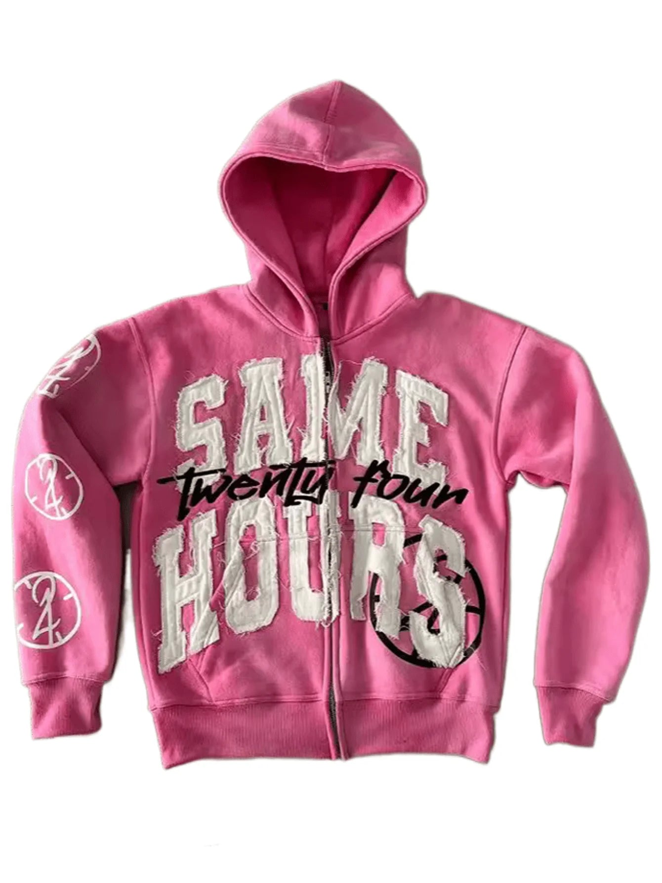 Y2k Hoodie Graphic Zip Up Hoodies Hip Hop Streetwear Aesthetic Sweatshirts Oversized Vintage Outfit