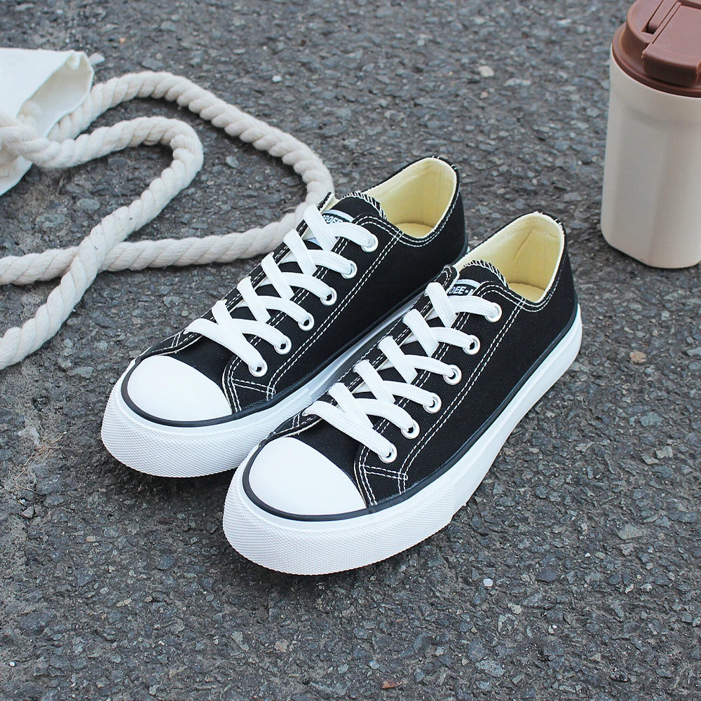 OPOEE Children Low Top Canvas Sneakers , Lace-up Canvas Shoes,Casual Tennis Walking Shoes Children's Canvas Shoes