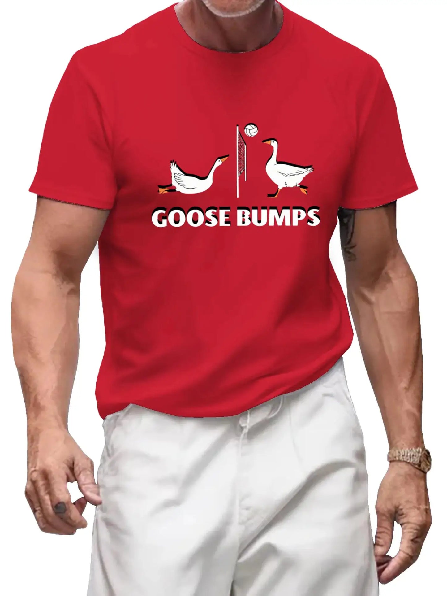 Goose Bumps T-Shirt, Funny Volleyball Team Shirt, Silly Goose Shirt, Funny PE Teacher Gifts, Volleyball Coach Shirt