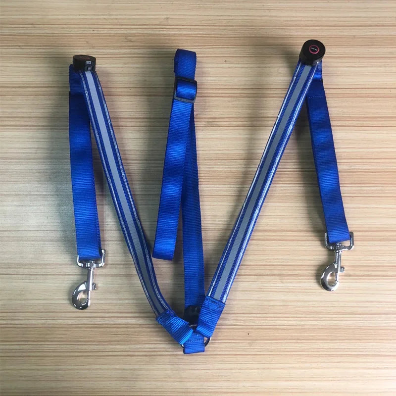 USB Rechargable Horse Breastplate Harness Nylon Night Three Charging Wires Riding Equipment Outdoor Visible At Night