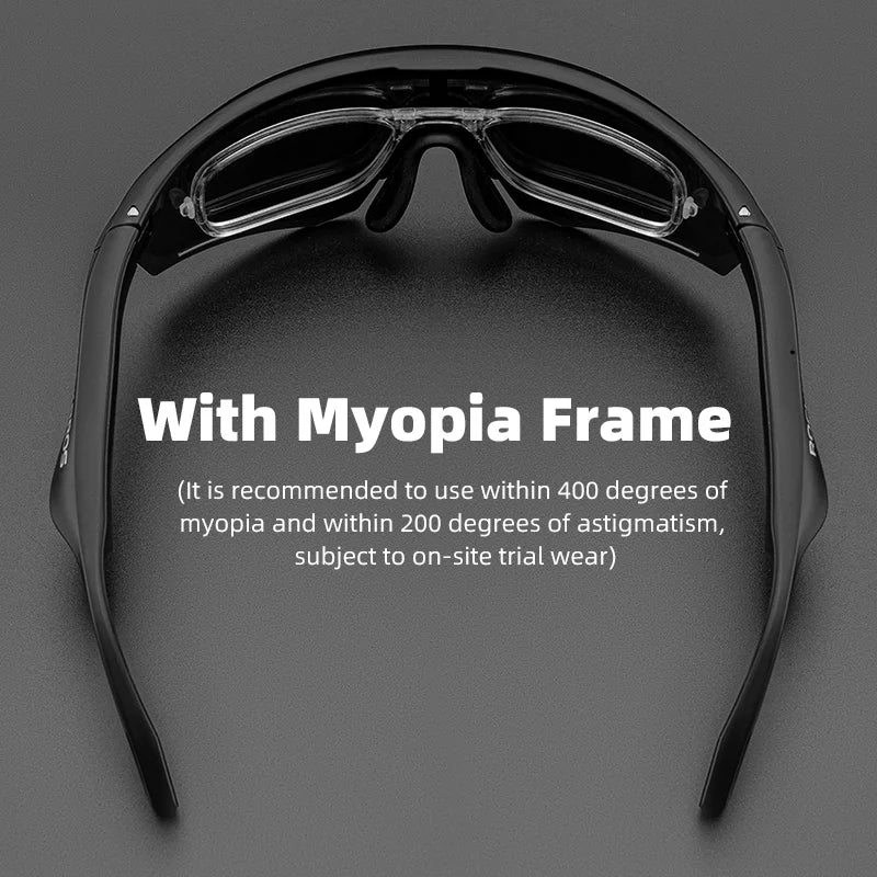 ROCKBROS Cycling Glasses Wireless Bluetooth 5.2 Polarized Sunglasses Headset Telephone Driving MP3 Riding Eyewear UV400 Goggles