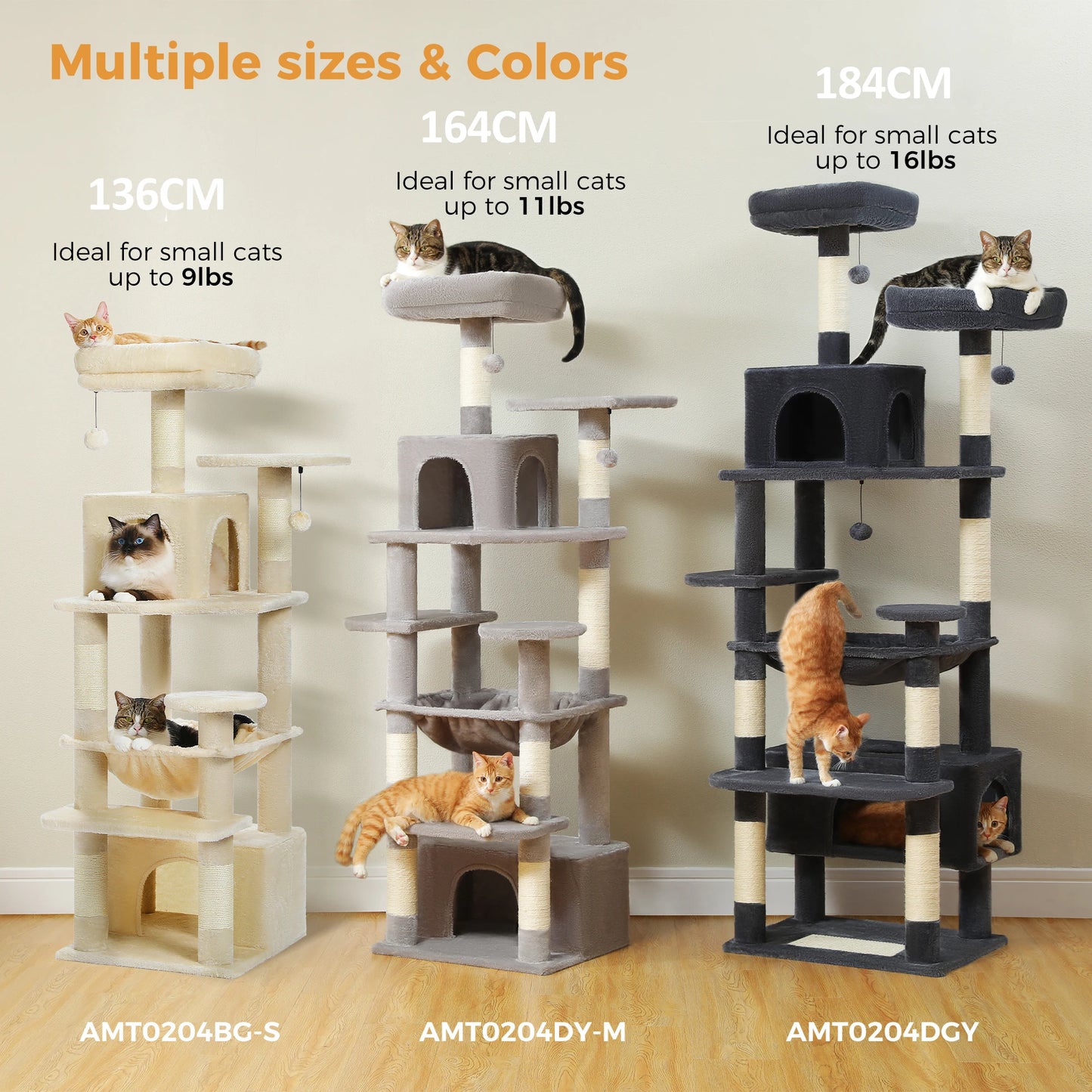 PAWZ Road Cat Tree and Tower With Sisal Scratching Posts