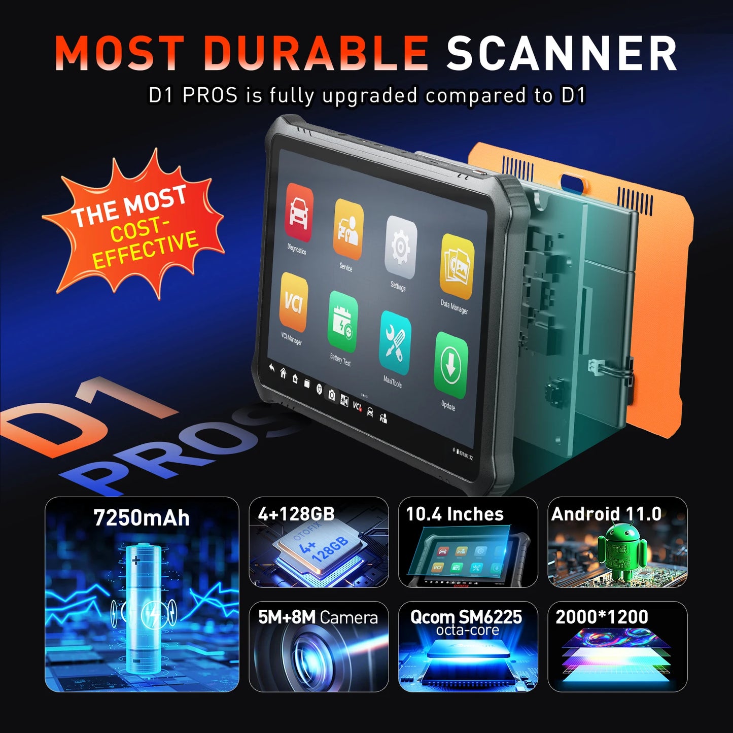 OTOFIX D1 PROS Diagnostic Scanner D1 PRO Bi-Directional Scan Tool VAG Guided All System Scanner Upgraded of D1