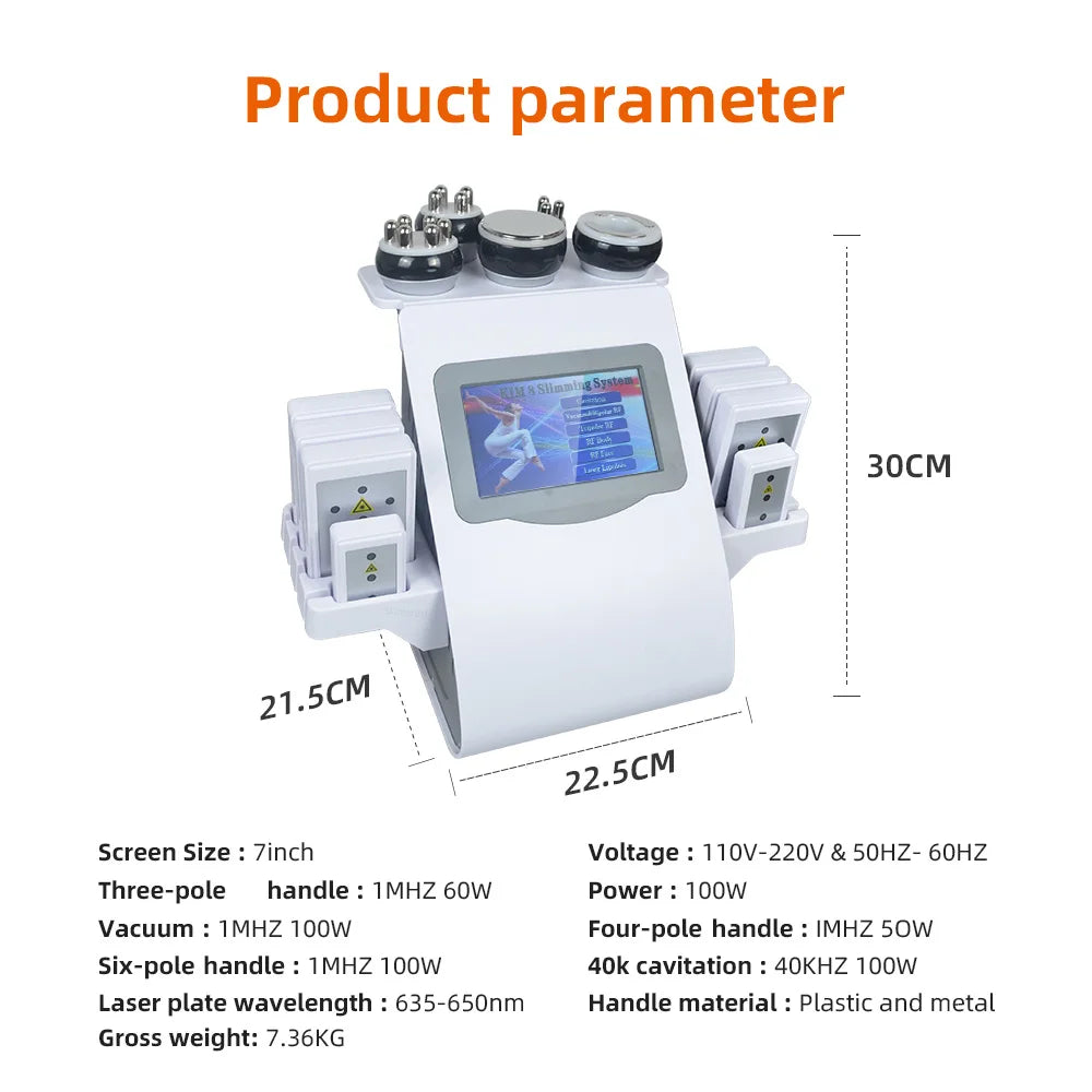 Missheart 6-in-1 Professional  KIM 8 40K Cavitation Machine （Fast Shipping)