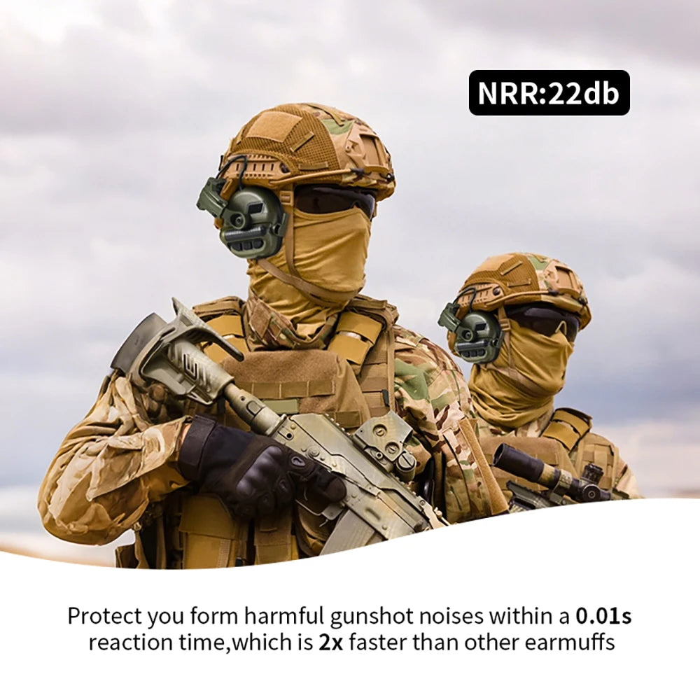 ARM NEXT Tactical Headset Without Pickup and Active Noise Reduction Helmet Version Shooting Earphone Communication headphone ptt
